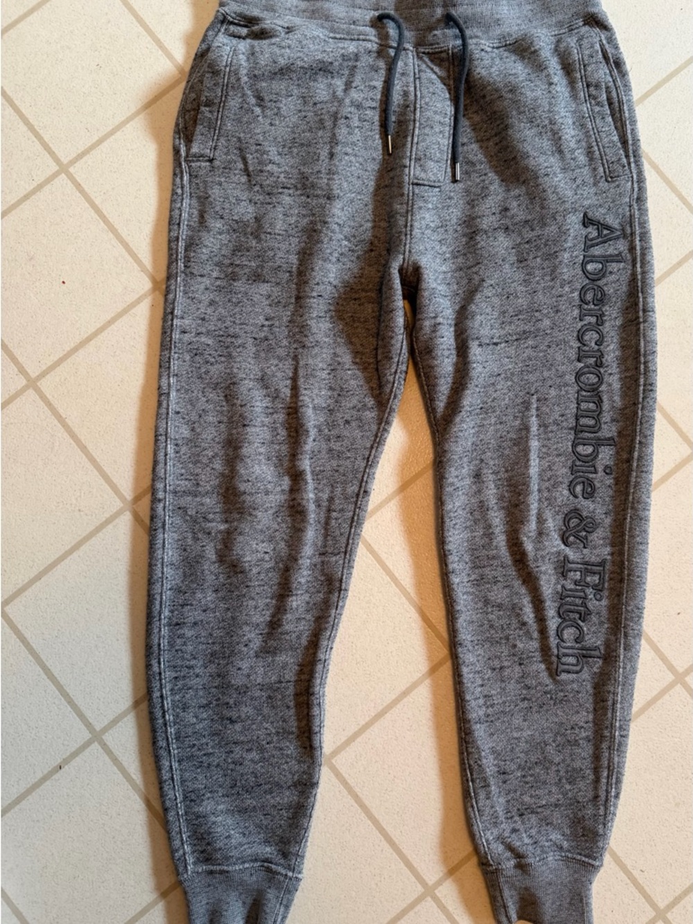 Abercrombie & Fitch Gray Men's Jogger Sweatpants